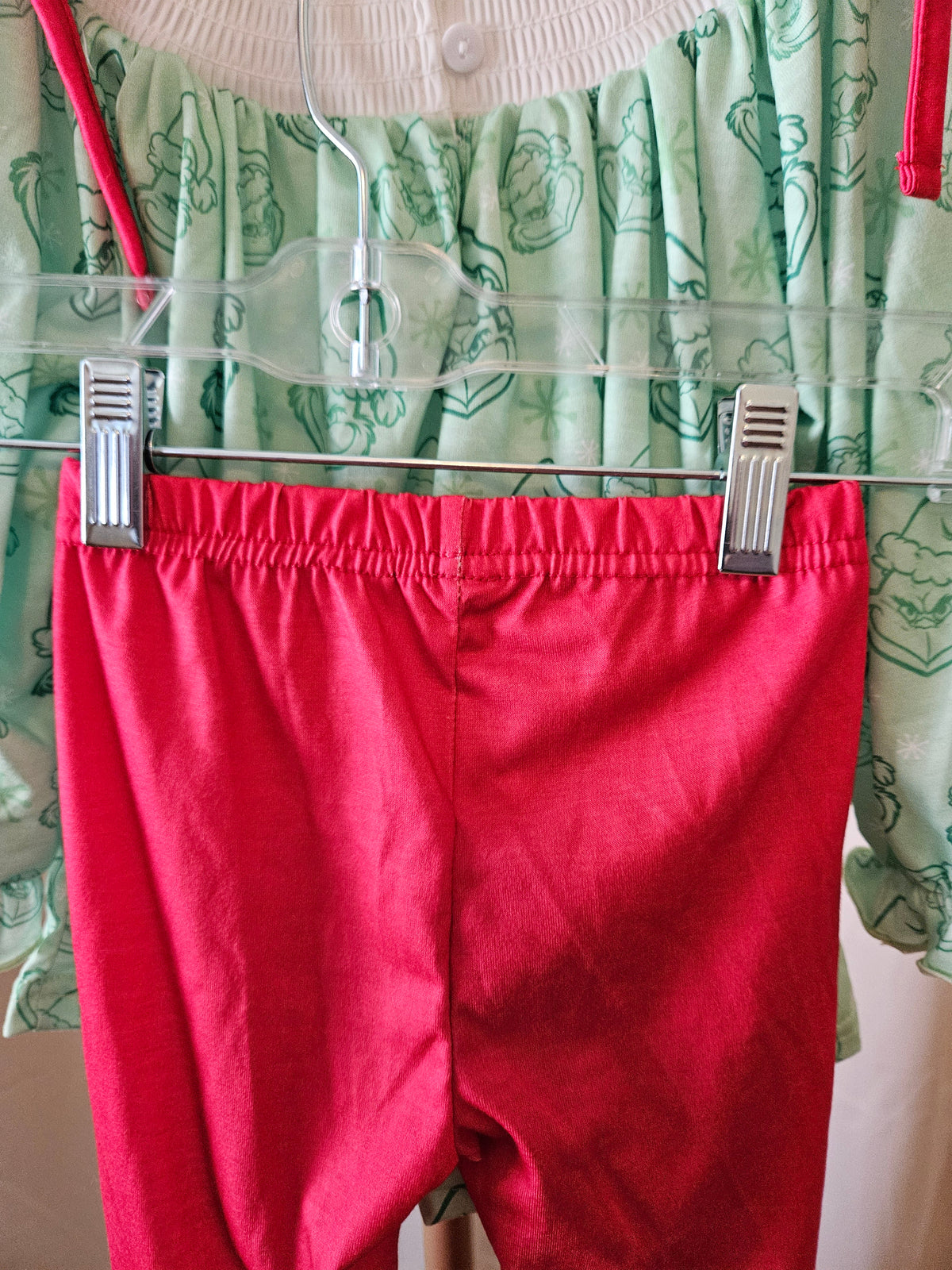Custom Grinchmas Two-Piece Outfit Size 2T