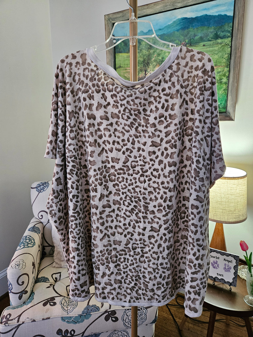 Entro Leopard Print Blouse