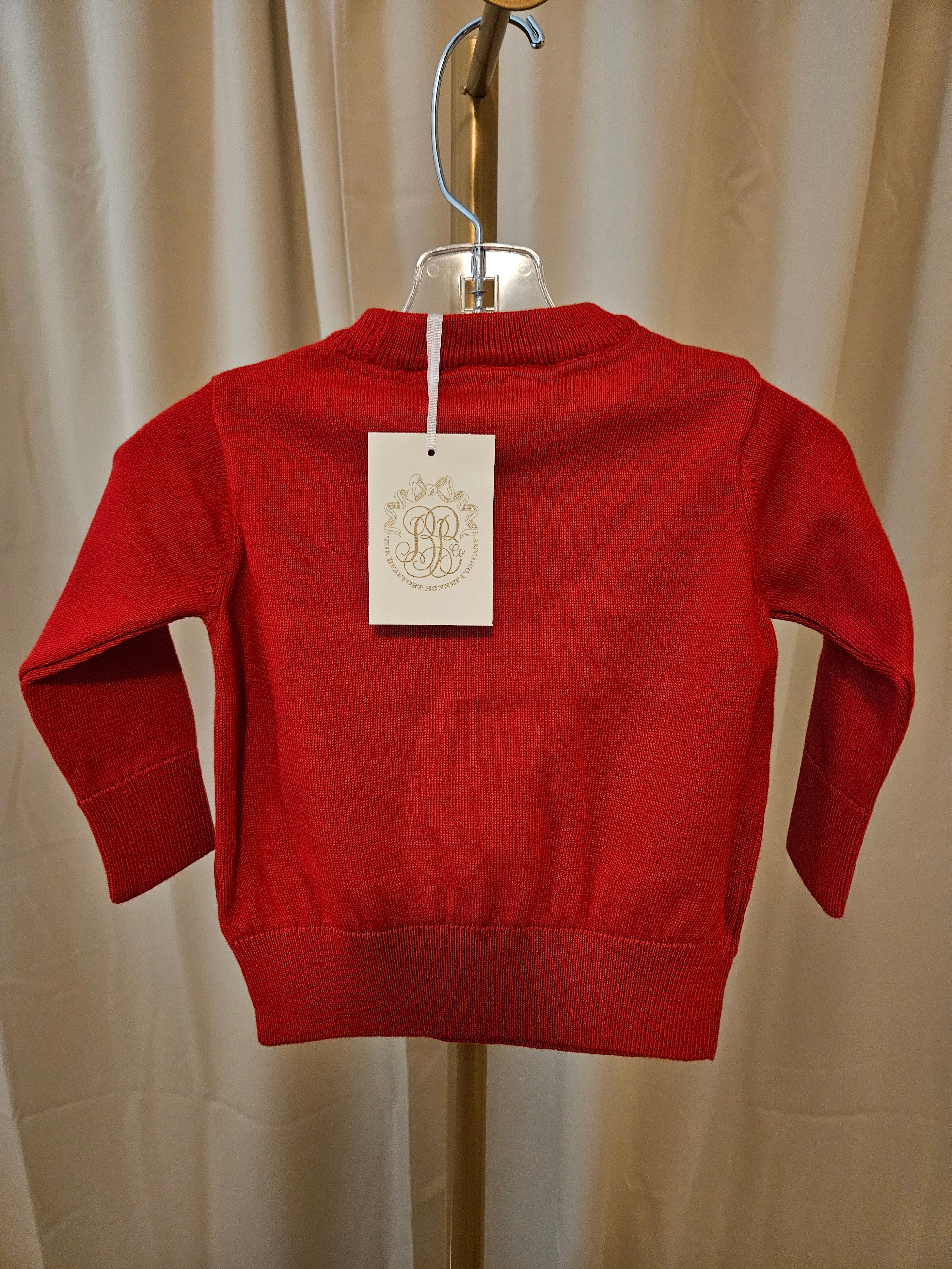 The Beaufort Bonnet Company Christmas Tree Sweater – Red |