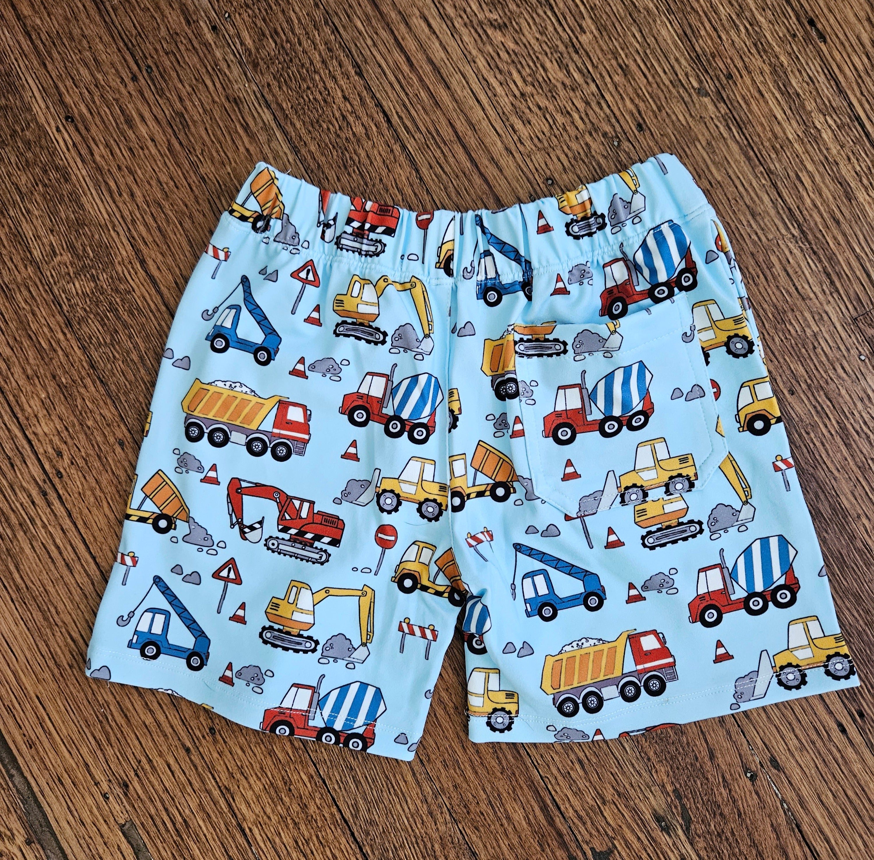 Millie Loves Lily Gray Bulldozer Tee & Heavy Equipment Shorts Set | Sizes 3 & 4