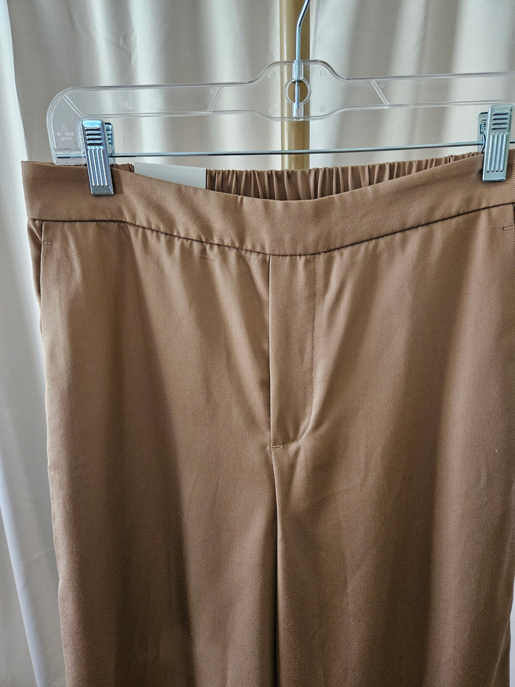 Banana Republic Brown Ruched 2-Piece Pants Suit Small Petite XS Petite