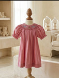 Amanda Remembered Vintage 2004 Red & White Microcheck Smocked Dress Sz 5Y