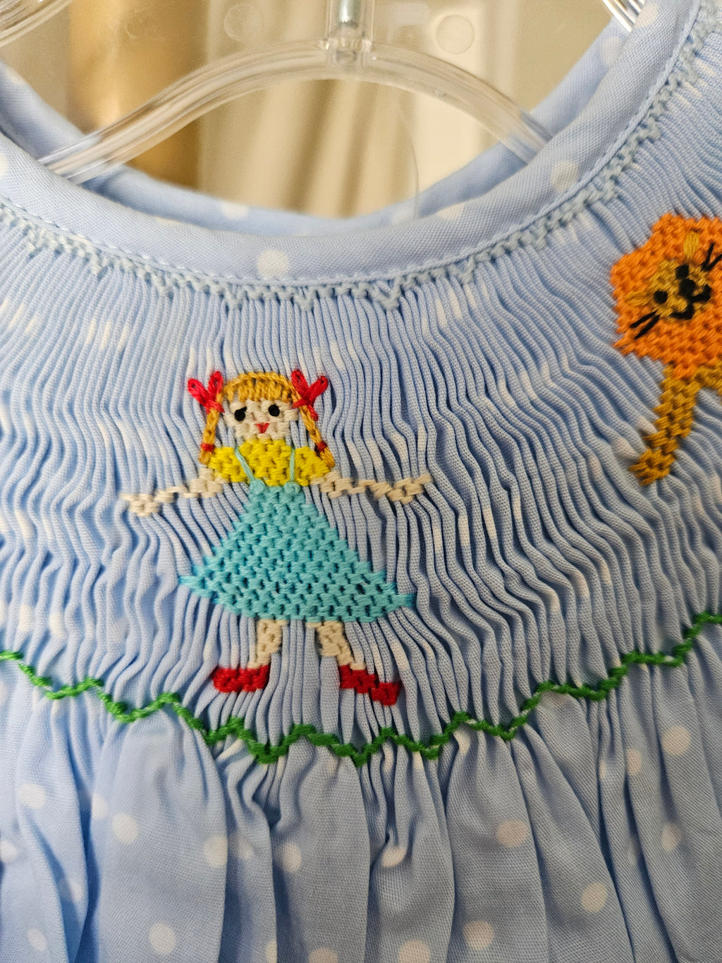 Mom & Me Wizard of Oz Smocked Bishop Dress | Sz  6M & 12M