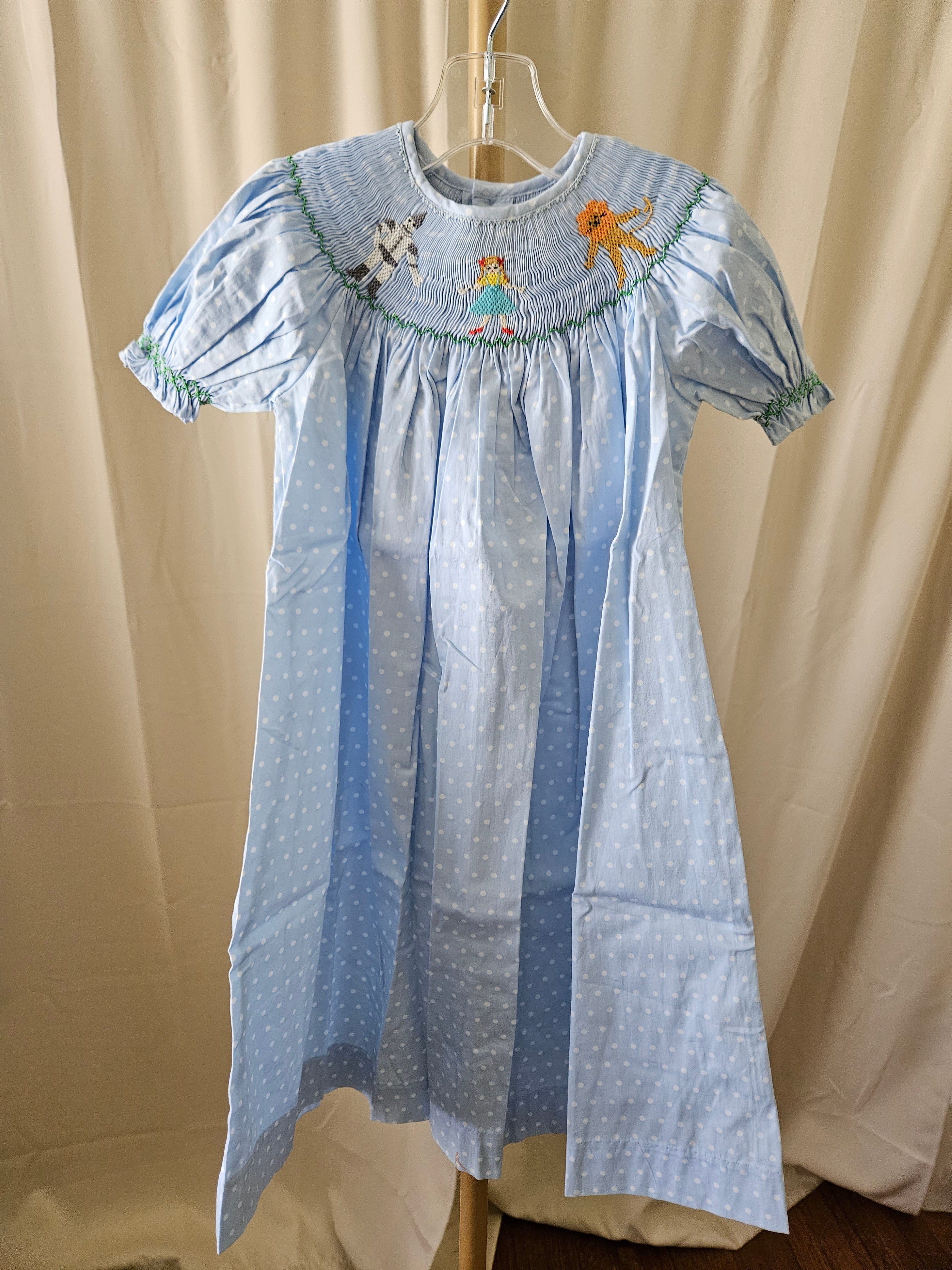 Mom & Me Wizard of Oz Smocked Bishop Dress | Sz 3T & 4