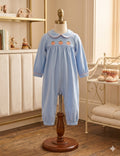 Baby Blessings Pumpkin Applique Romper Boutique