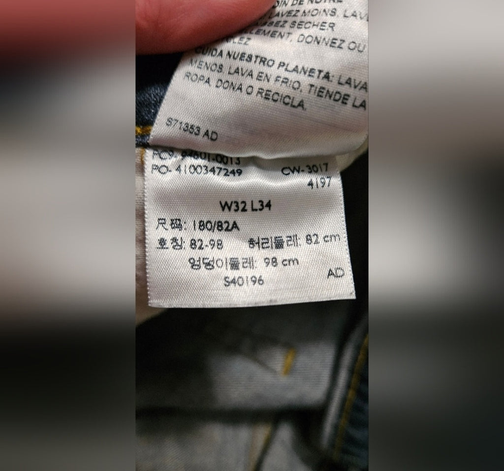 Men's Levi's Signature Gold Straight Leg W32 L34