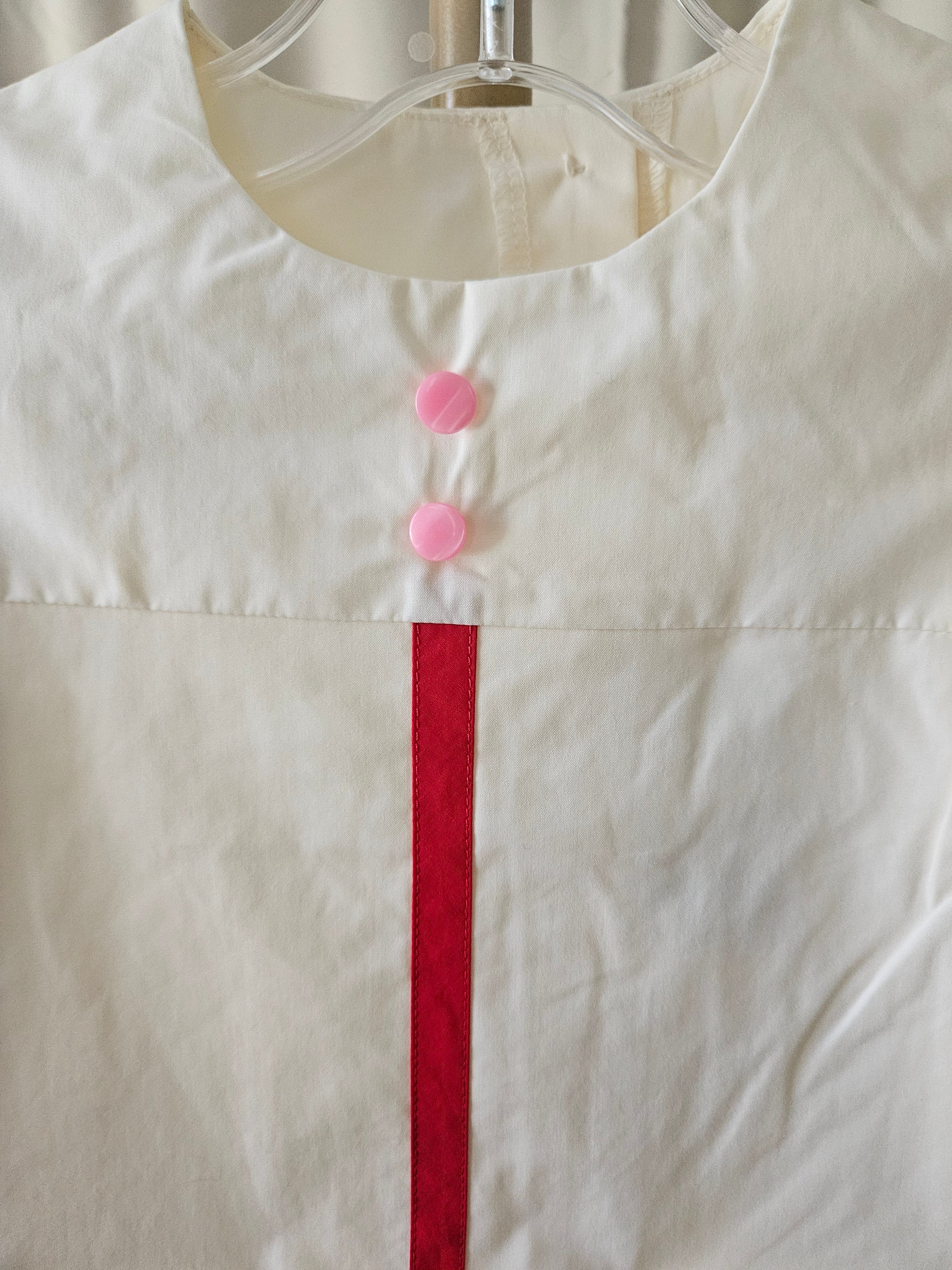 The Beaufort Bonnet Company Peggy's Pocket Dress Broadcloth Heart Pockets 12-18M & 18-24M