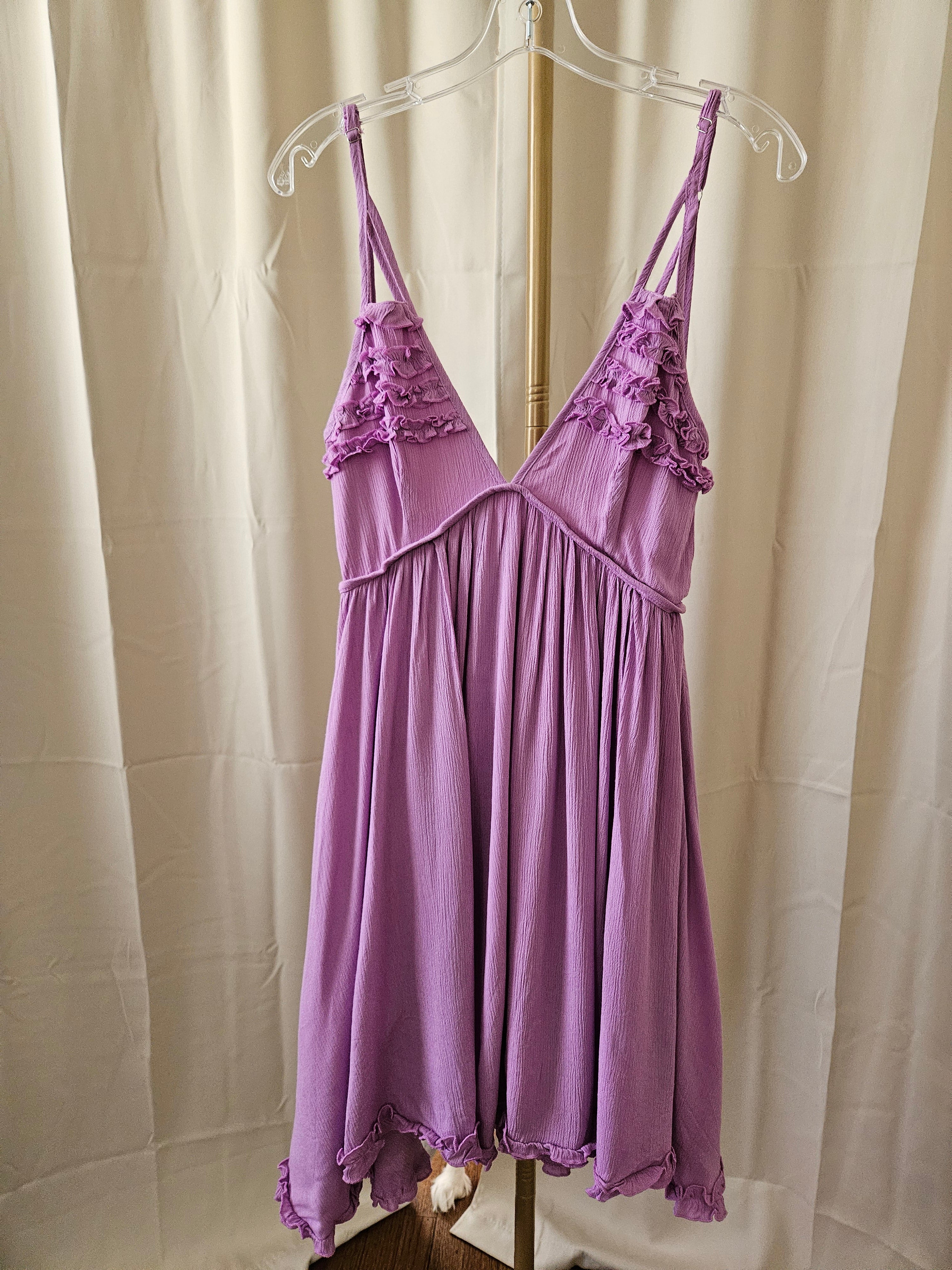 Twenty Ten Lavender Ruffle Sundress | Flowy Open Back 💜