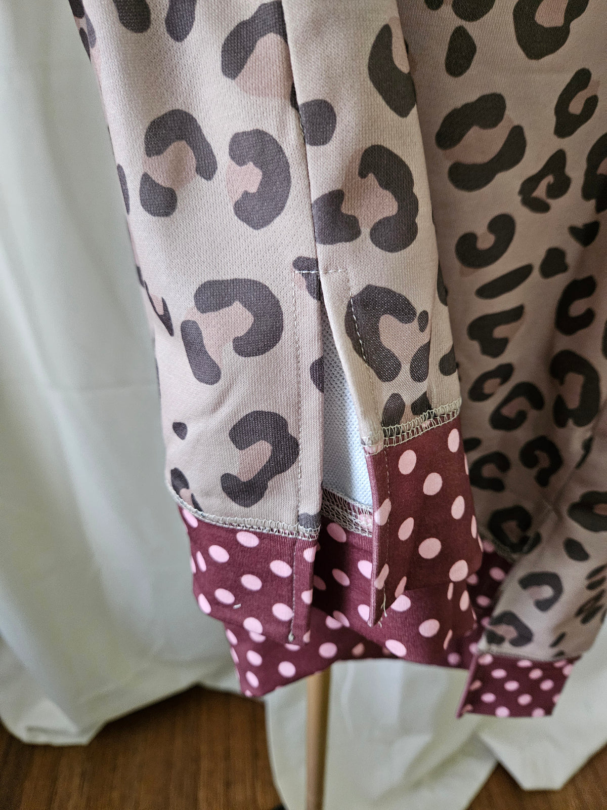 Leopard & Polka-Dot Knit Pullover | Little Daisy |