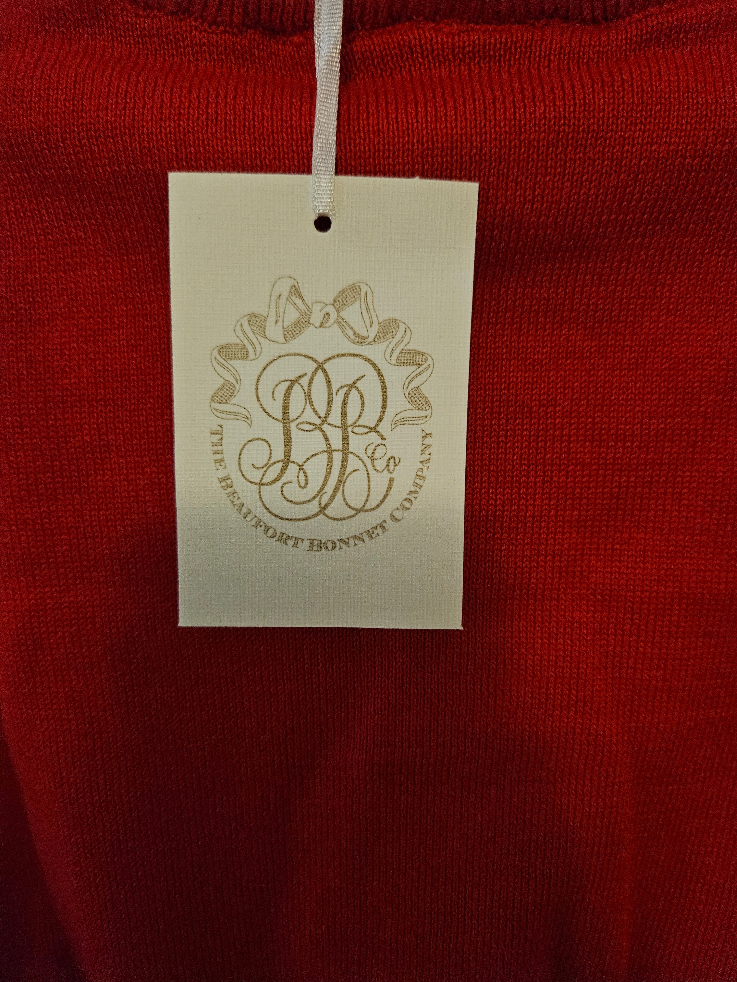 The Beaufort Bonnet Company Christmas Tree Sweater – Red |