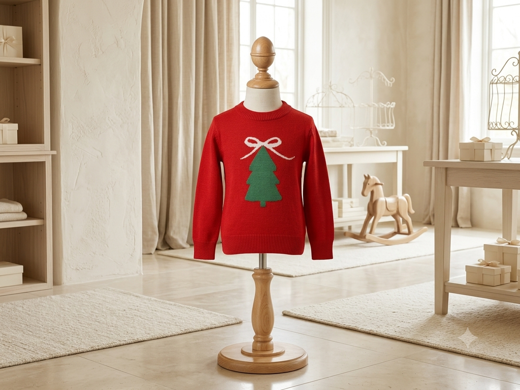 The Beaufort Bonnet Company Christmas Tree Sweater – Red |