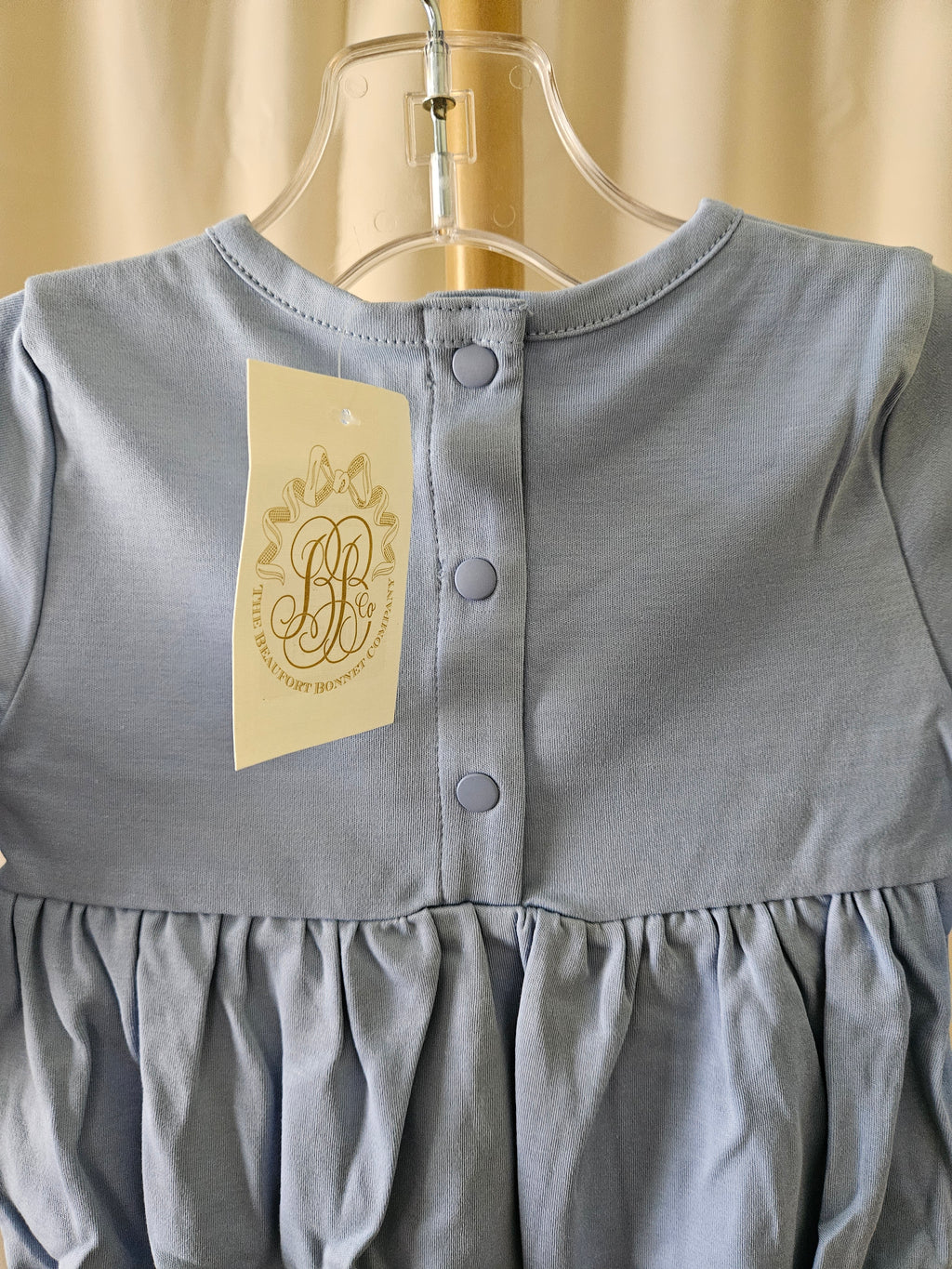 The Beaufort Bonnet Company Bradford Bubble Smocked Pima Cotton 6-12M