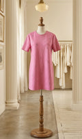 Zara XL Perfect Pink Moleskin Rhinestone Accent Dress