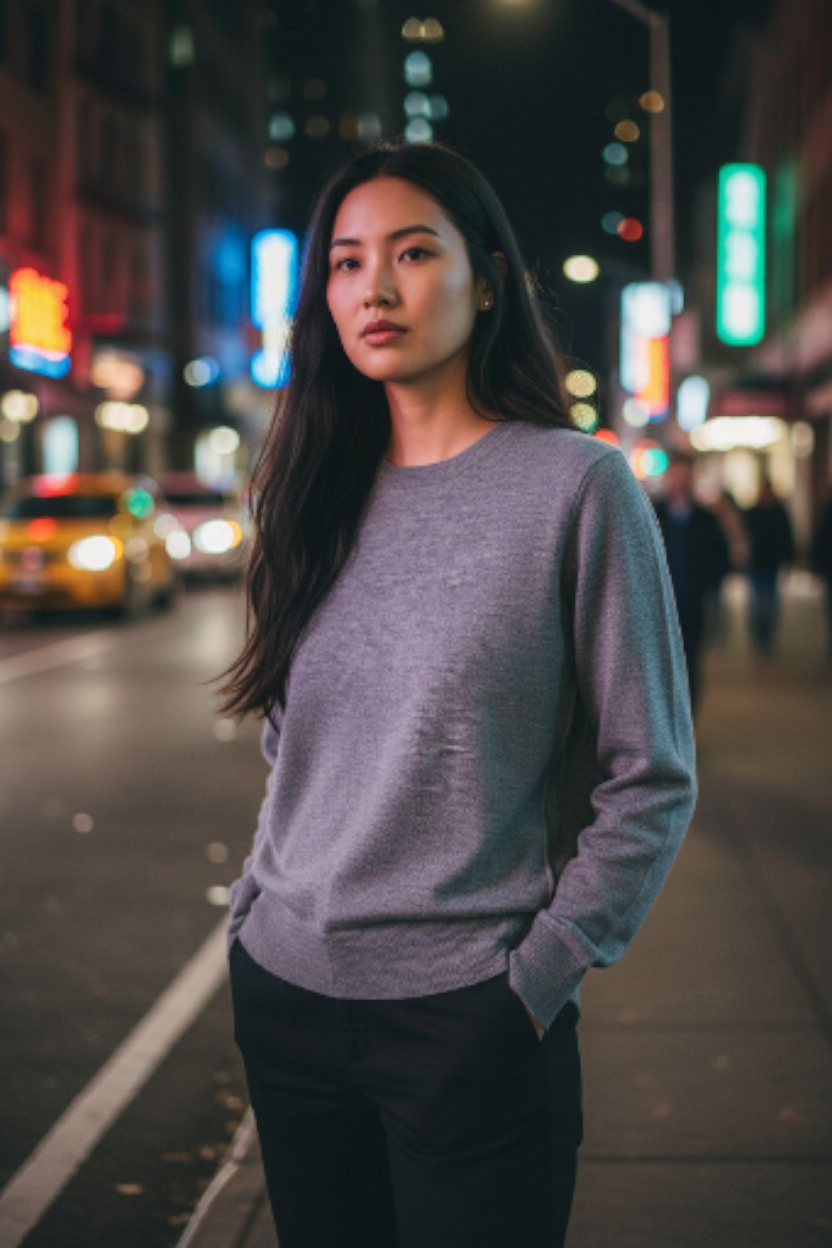 J.Crew Grey Lightweight Wrap Sweater. Ties in back Size Medium