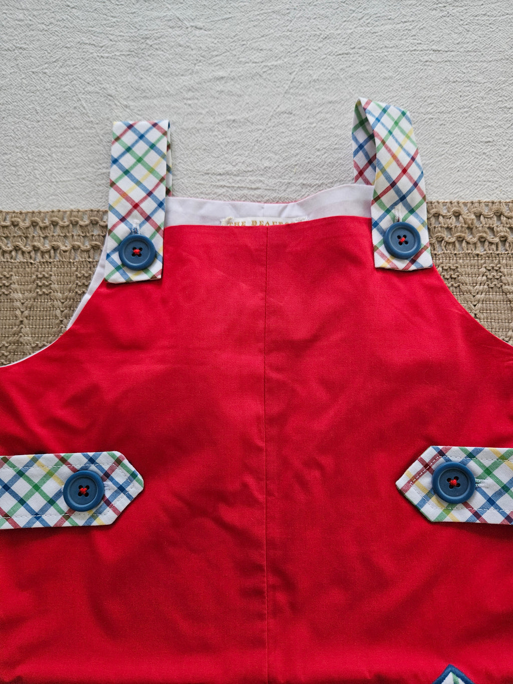 The Beaufort Bonnet Company School House Tab Bubble – Size 6–12M