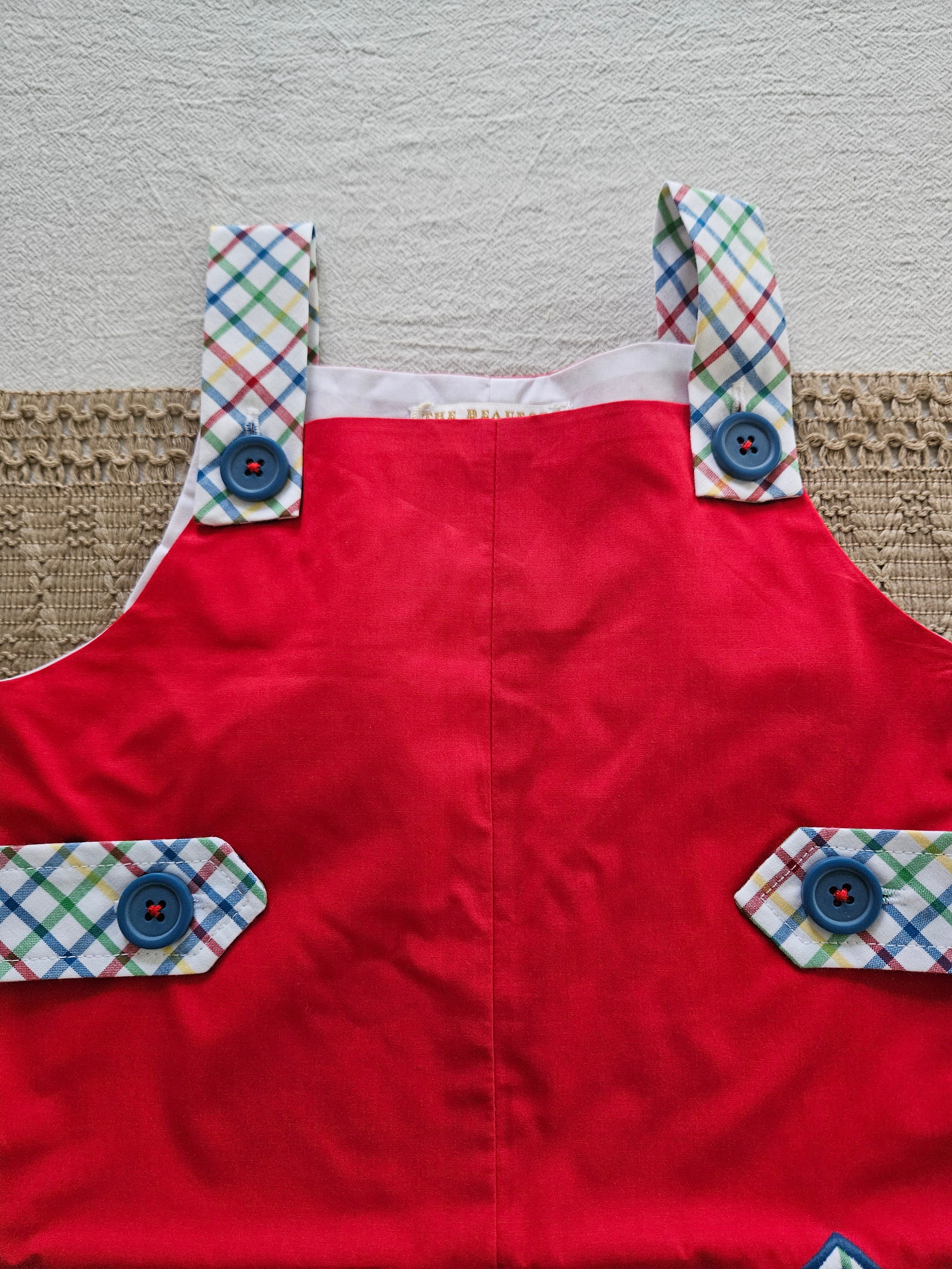 The Beaufort Bonnet Company School House Tab Bubble – Size 6–12M