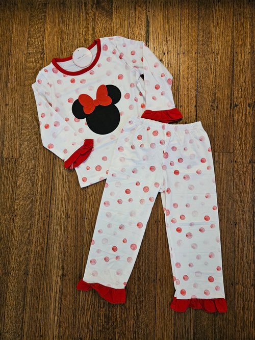 Abby & Evie Minnie Mouse 2pc Knit Set