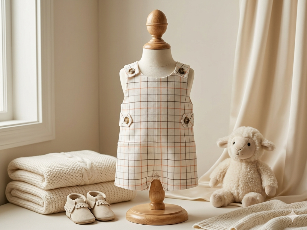 The Beaufort Bonnet Jack Keene Flannel Jon Jon Size 0-6M