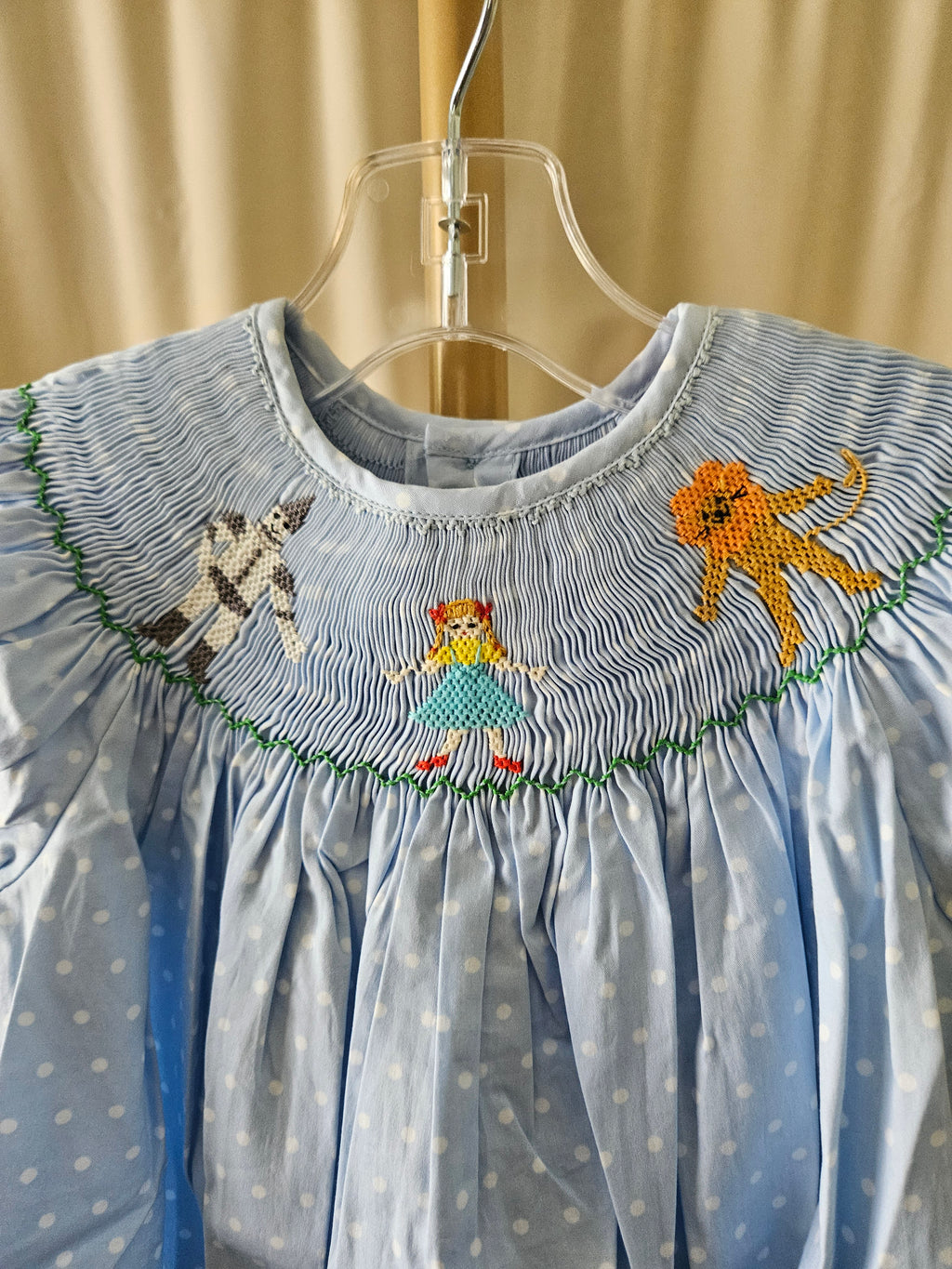 Mom & Me Wizard of Oz Smocked Bishop Dress | Sz 3T & 4