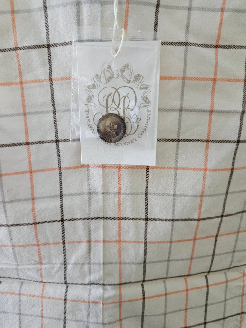 The Beaufort Bonnet Jack Keene Flannel Jon Jon Size 0-6M