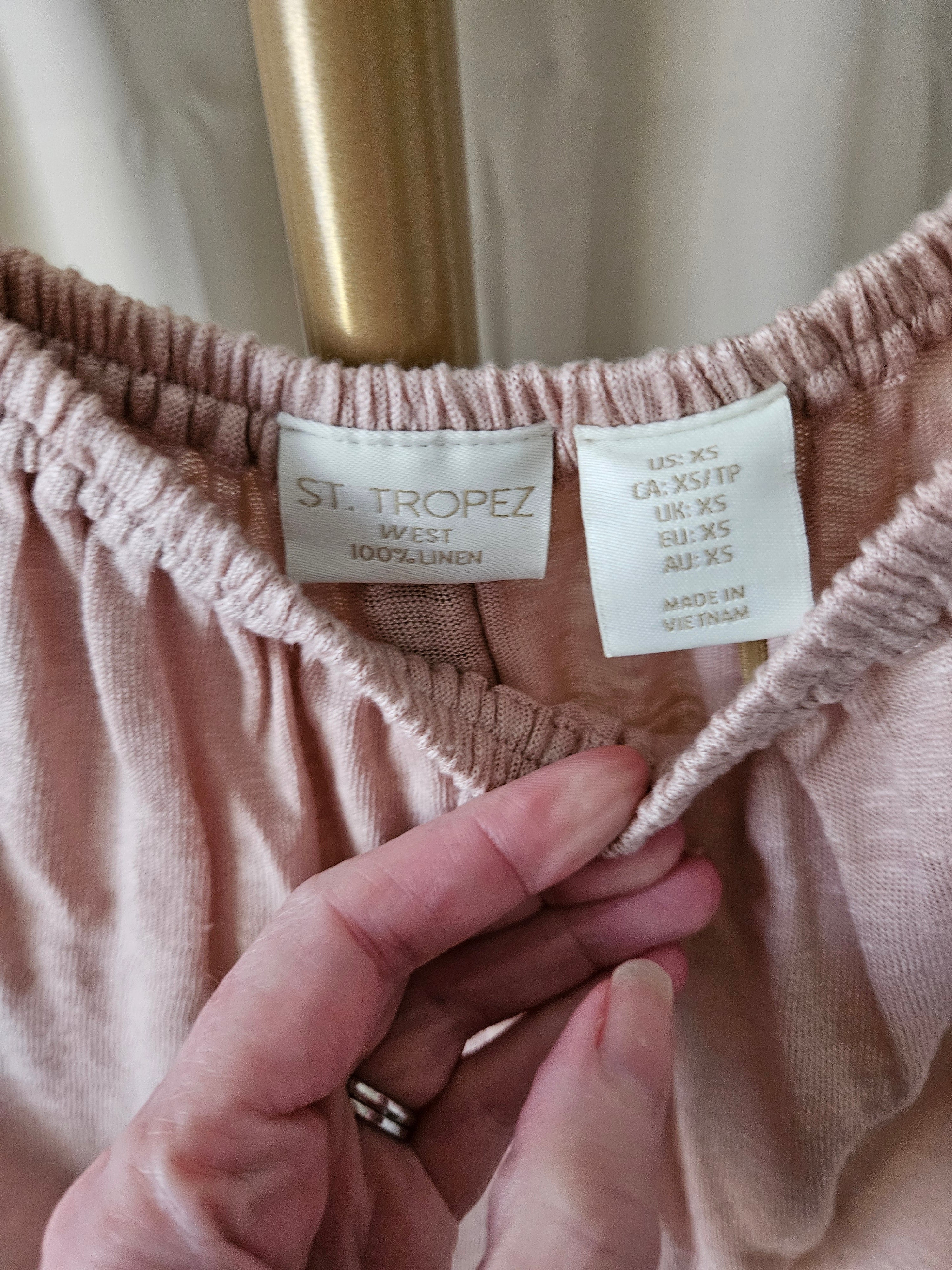 Women's St. Tropez Mauve Top – Cut Out Detail, NWT, XS