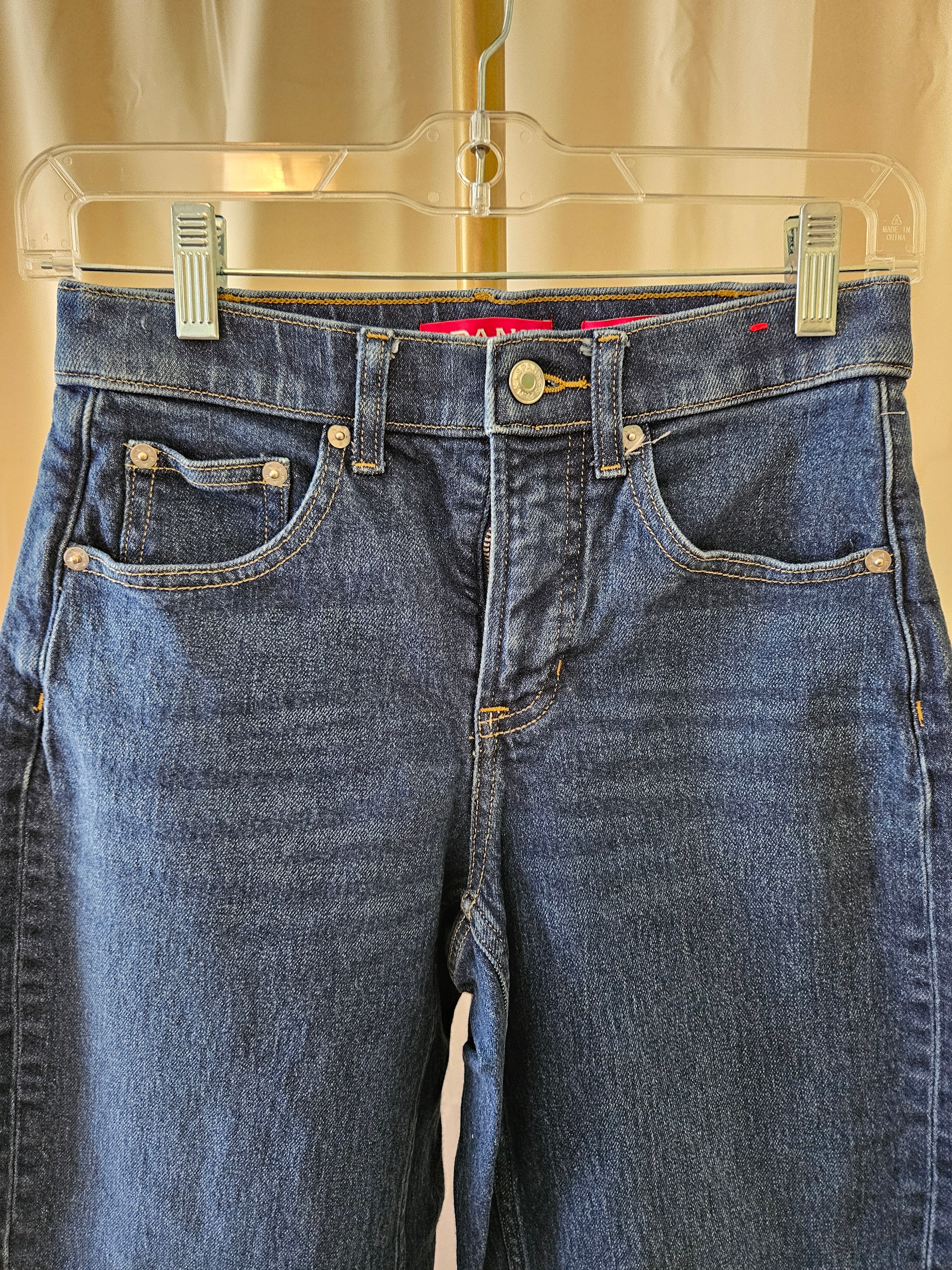 Spanx Dark Blue Wide Tapered Leg Jeans XS TP