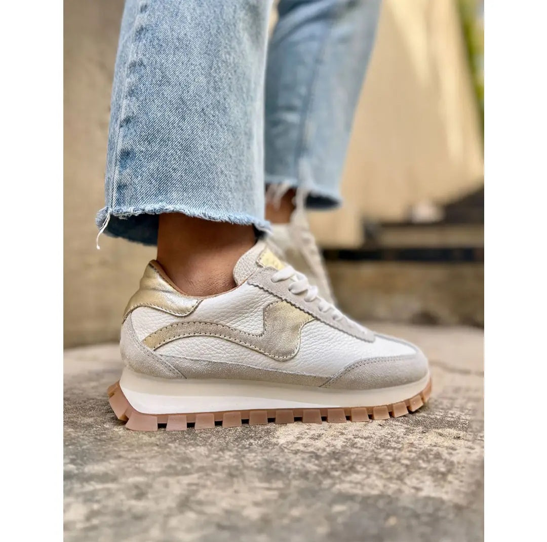 The Lumia Sneaker in Beige