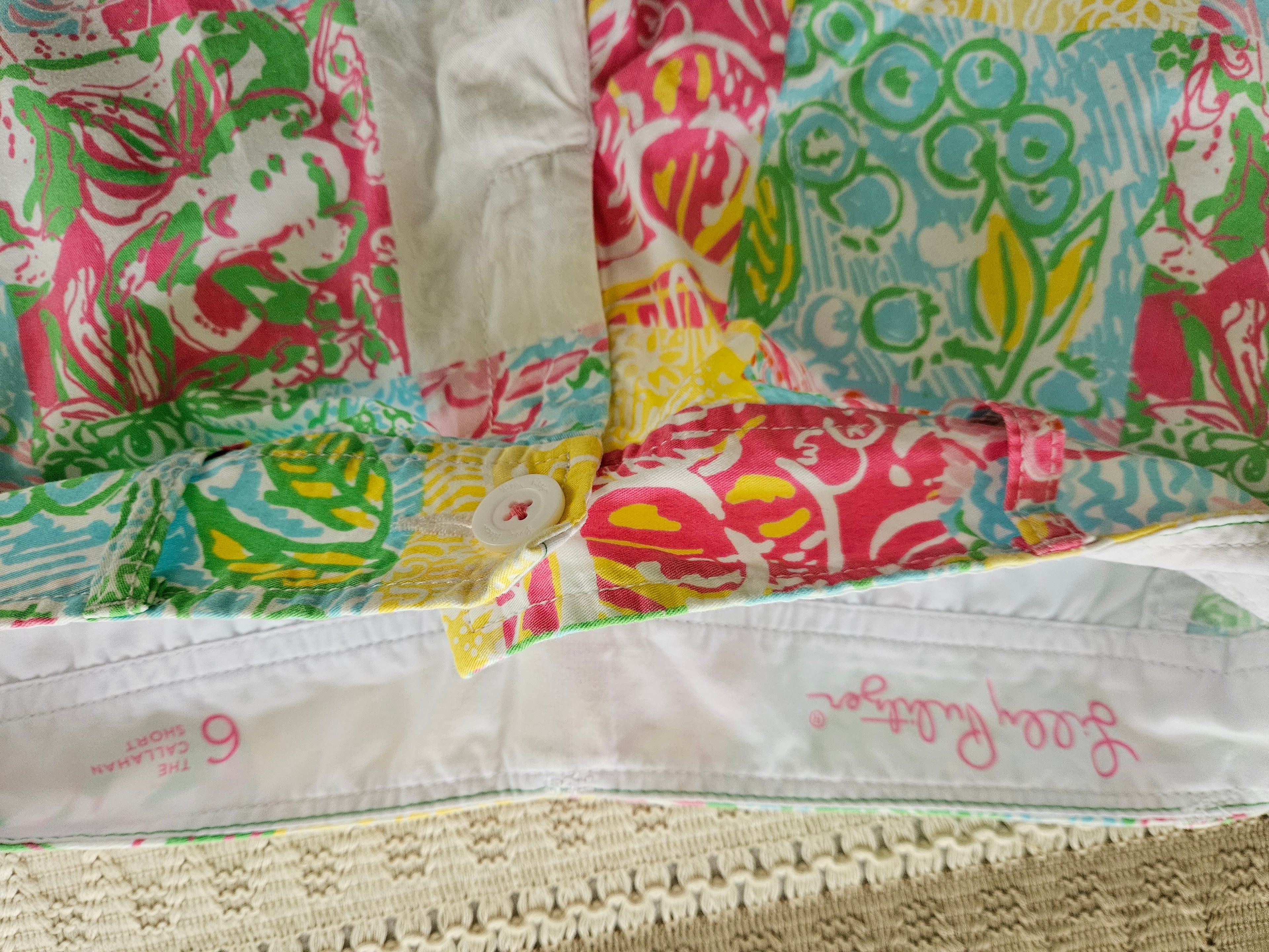 Lilly Pulitzer Callahan Patchwork Shorts – Bright Spring/Summer Colors 🌸☀️