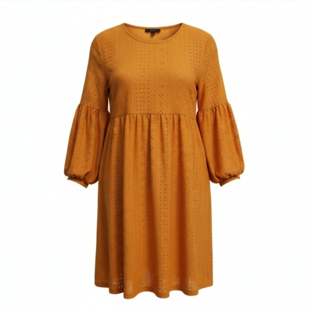 Vibe Mustard Long Sleeve Dress Sz 2X