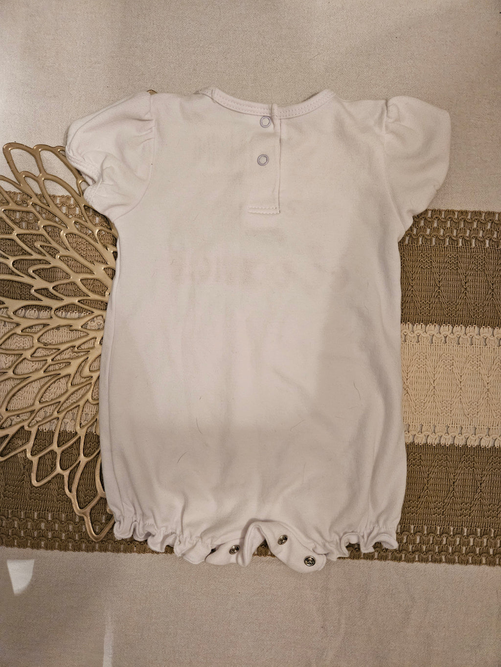 GA Bulldog Bundle. Bubble, Sleeper, Bloomers And Bow Sz 6-12M