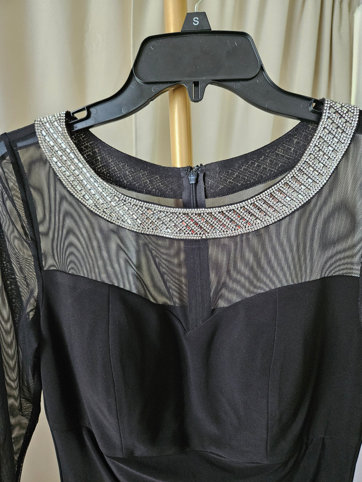 Elegant Black Slimming Dress – Alex Evenings | Size 4P