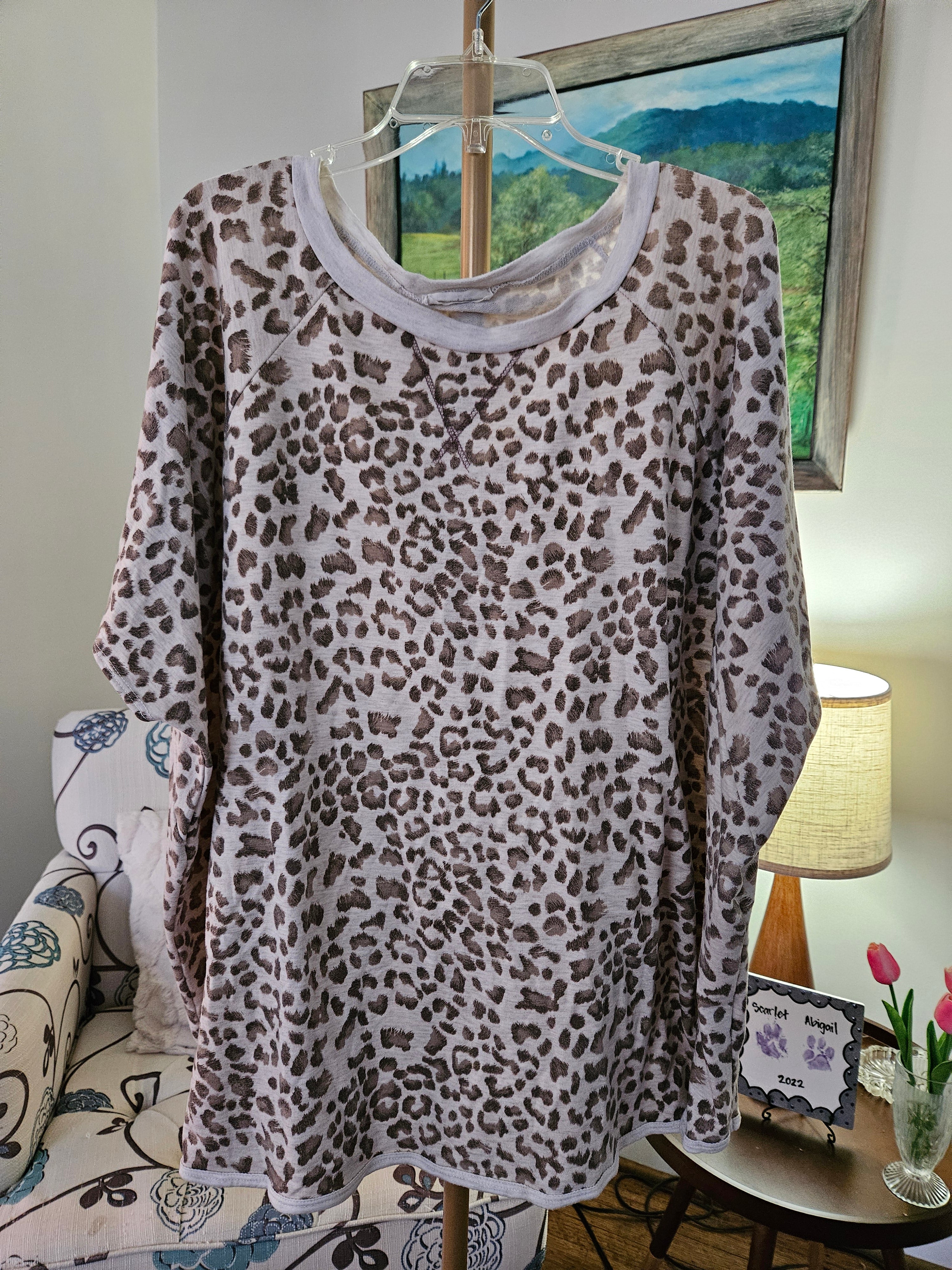 Entro Leopard Print Blouse