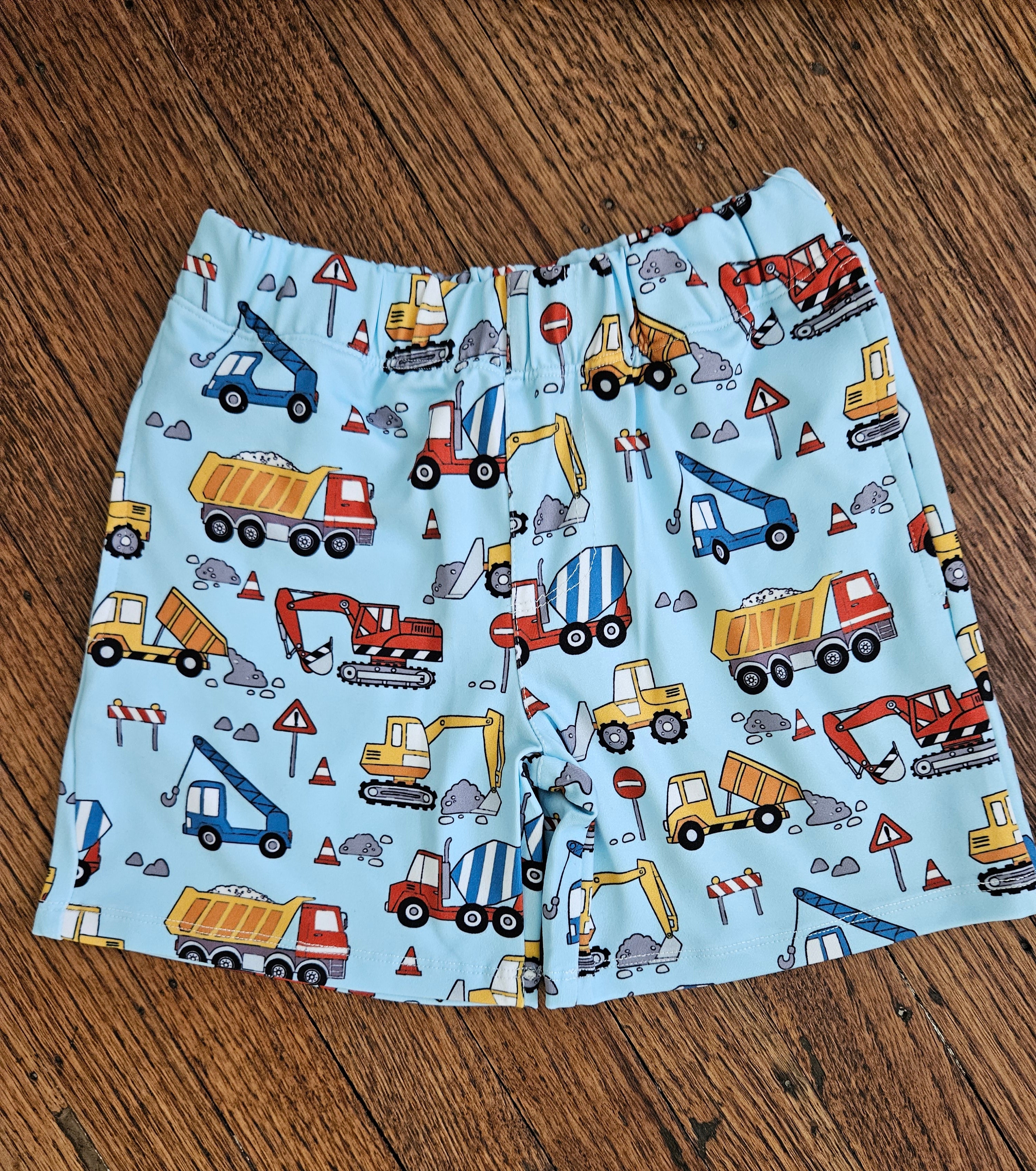 Millie Loves Lily Gray Bulldozer Tee & Heavy Equipment Shorts Set | Sizes 3 & 4