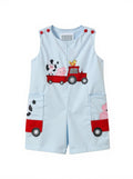 Lil' Ccactus Farm-Themed Pocket Overalls Sz 3-6M