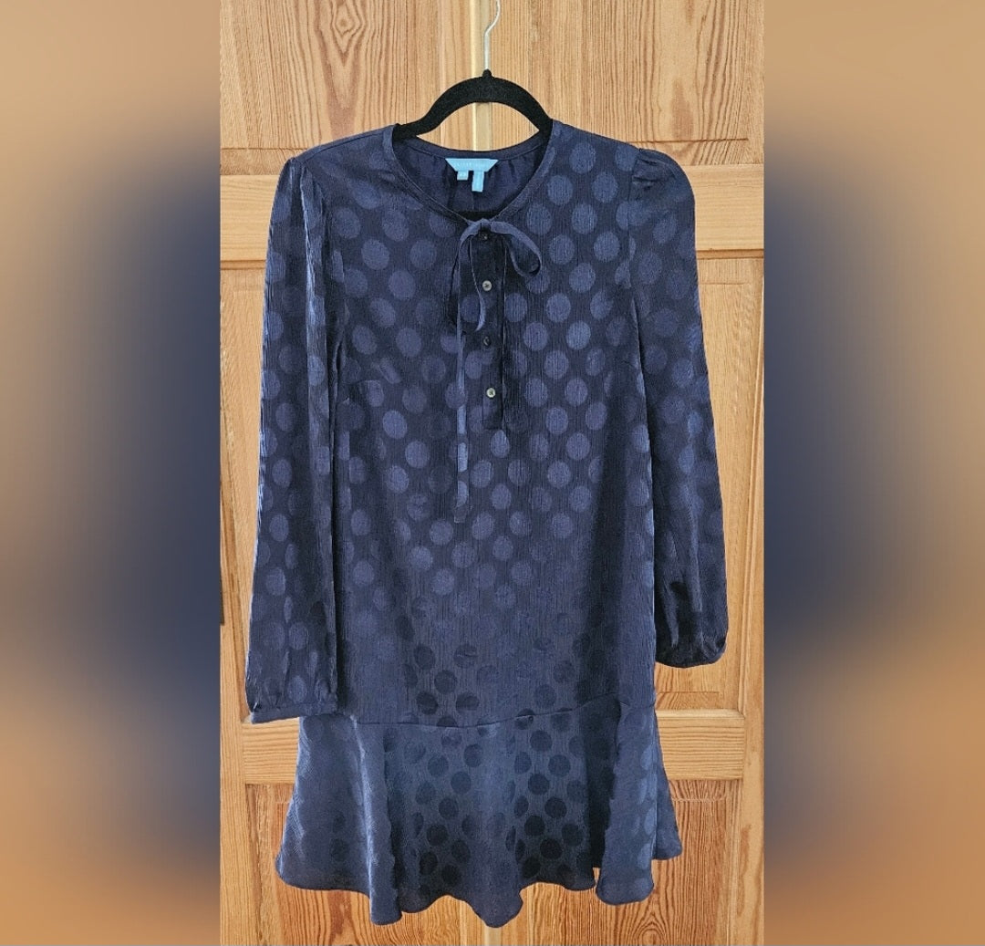 Draper James Polka-dot Above the Knee Flounce Dress Size XS