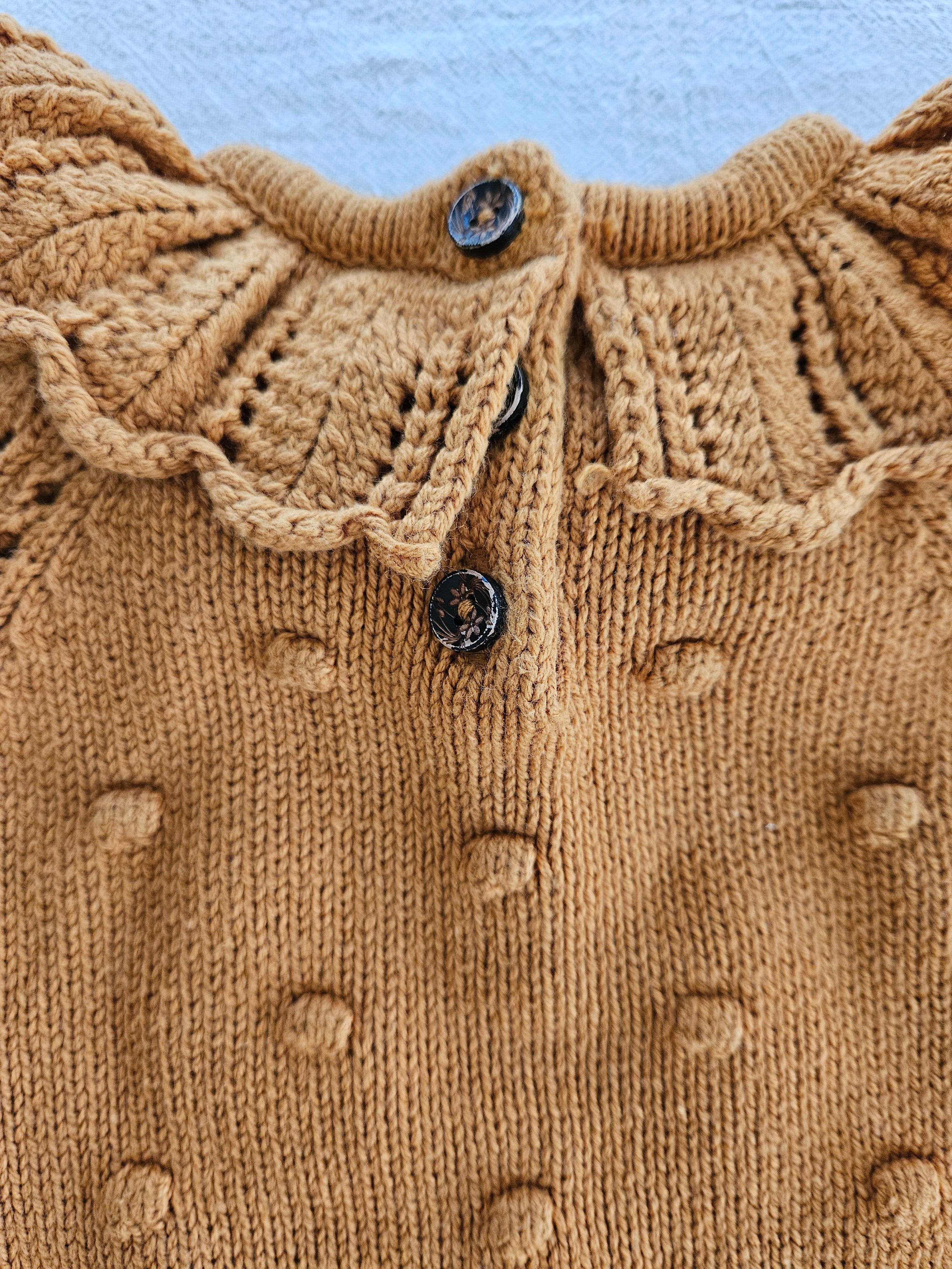 Cynthia Rowley Tan Infants Sweater Dress Sz 3-6M